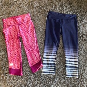 Ladies under armor size small yoga pants lot of 2